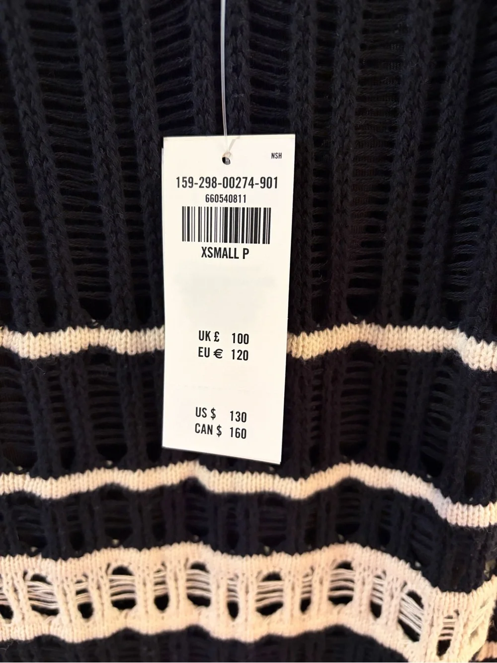 Abercrombie and Fitch crochet maxi dress NWT